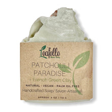 Load image into Gallery viewer, Patchouli Paradise + French Green Clay Soap Bar