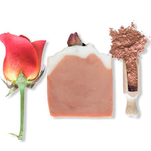 Load image into Gallery viewer, Rose Soap Bar with French Pink Clay