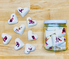 Load image into Gallery viewer, Geranium + Tangerine Mini Bath Bombs