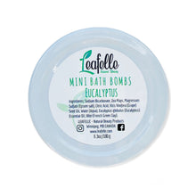Load image into Gallery viewer, Eucalyptus Mini Bath Bombs