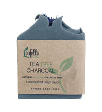 Load image into Gallery viewer, Tea Tree Charcoal Soap Bar
