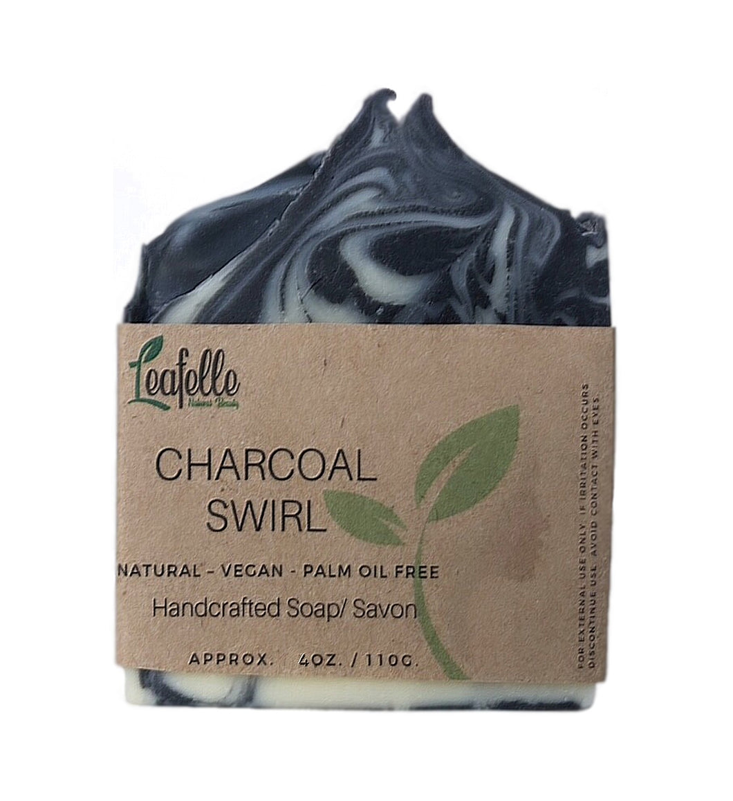Charcoal Swirl Soap Bar